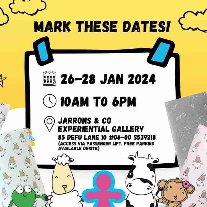 Jarrons & Co warehouse sale event date and location post